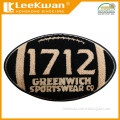 Baseball chenille patch, chenille patches for baseball sportswear, towel embroidery label for down jacket